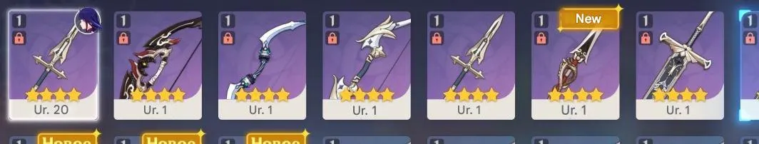 GI1399 Raiden Shogun + Furina Starter with 5 star Characters and Weapons 